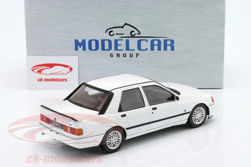 Ford Sierra Cosworth year 1988 white 1:18 Model Car Group