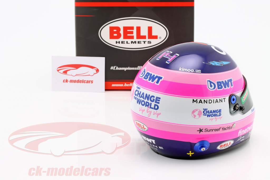 Fernando Alonso #14 BWT Alpine F1 Team formula 1 2022 helmet 1:2 Bell