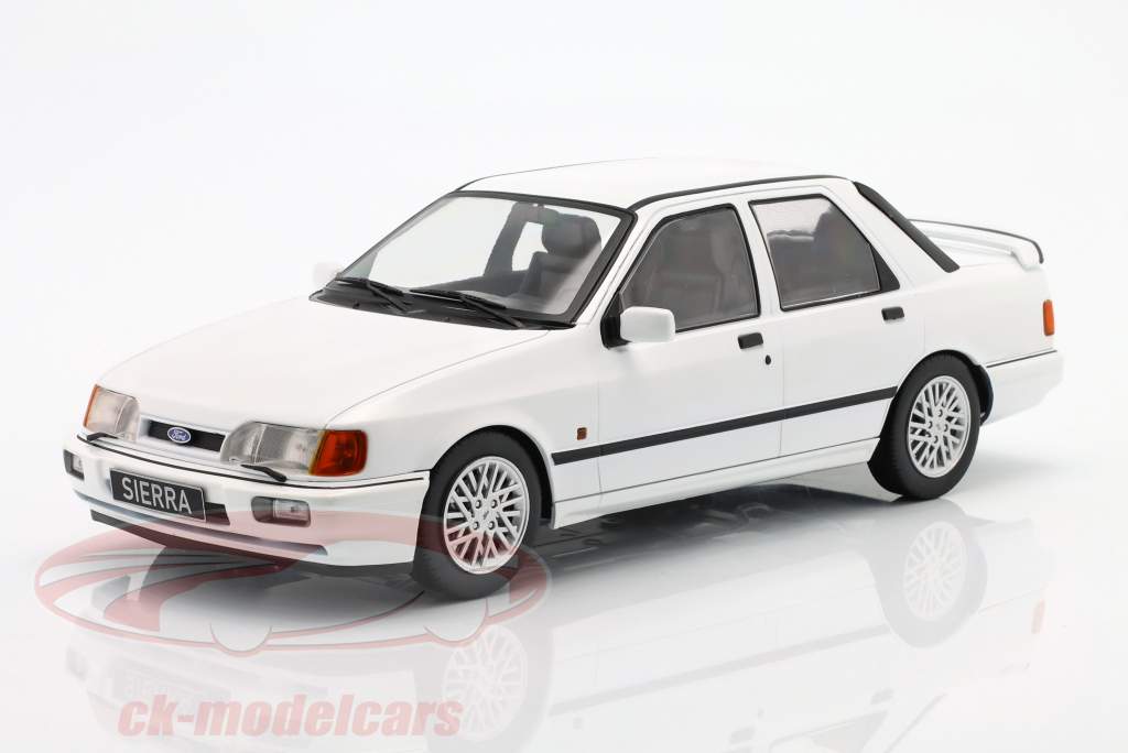Ford Sierra Cosworth year 1988 white 1:18 Model Car Group