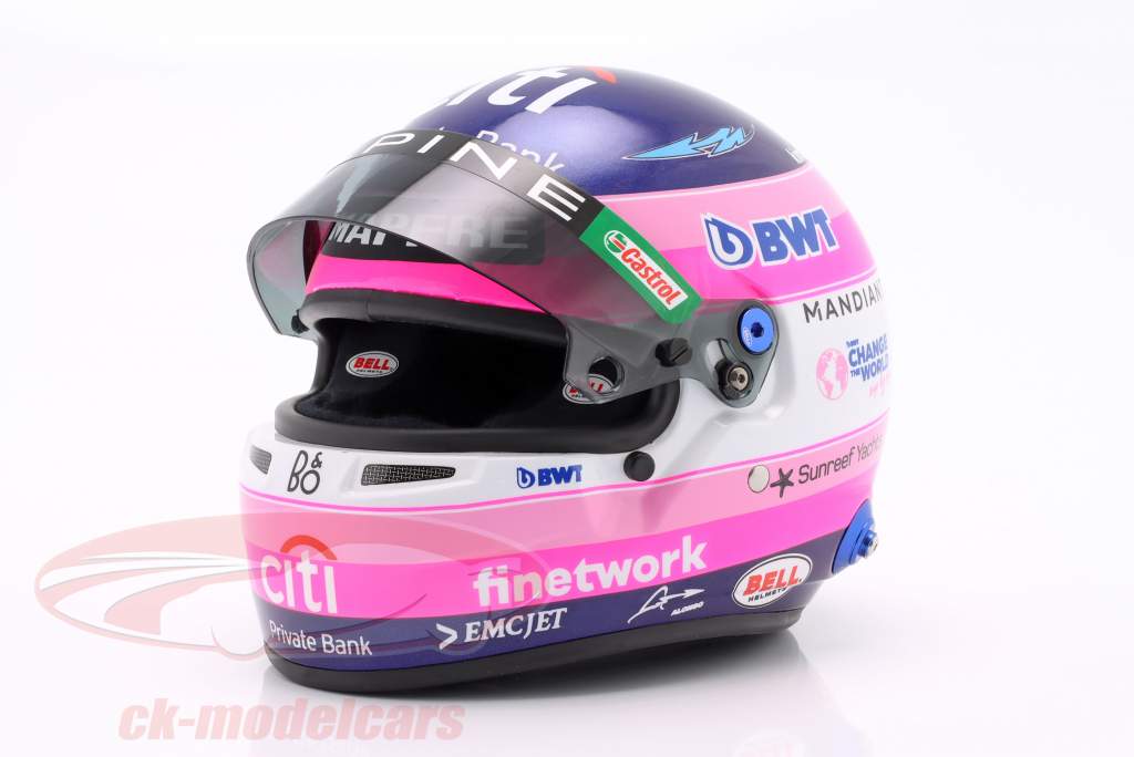 Fernando Alonso #14 BWT Alpine F1 Team formula 1 2022 helmet 1:2 Bell