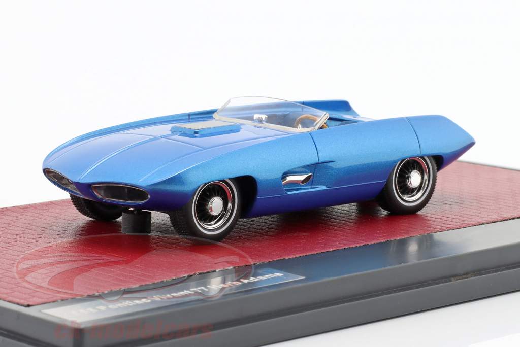 Pontiac Vivant 77 Herb Adams Baujahr 1965 blau metallic 1:43 Matrix