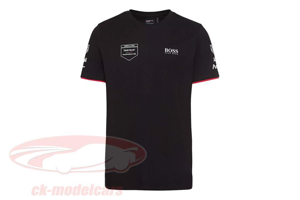 Porsche T恤 Motorsport Collection Formel E 黑色的