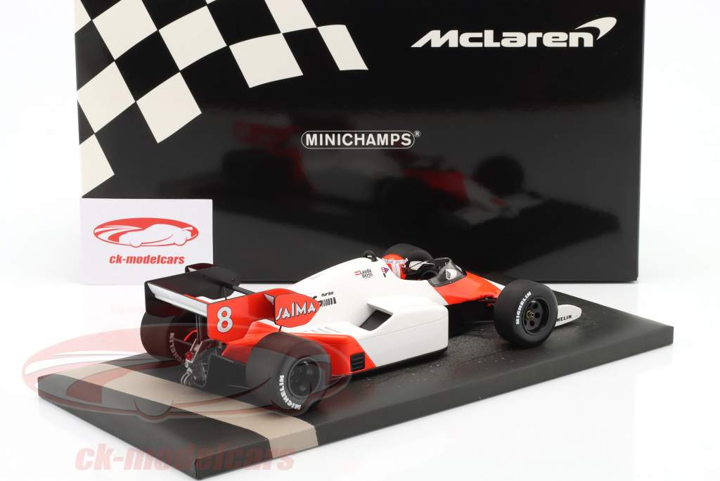 Niki Lauda McLaren MP4/2 #8 Portugal GP Formel 1 Weltmeister 1984 1:18 Minichamps