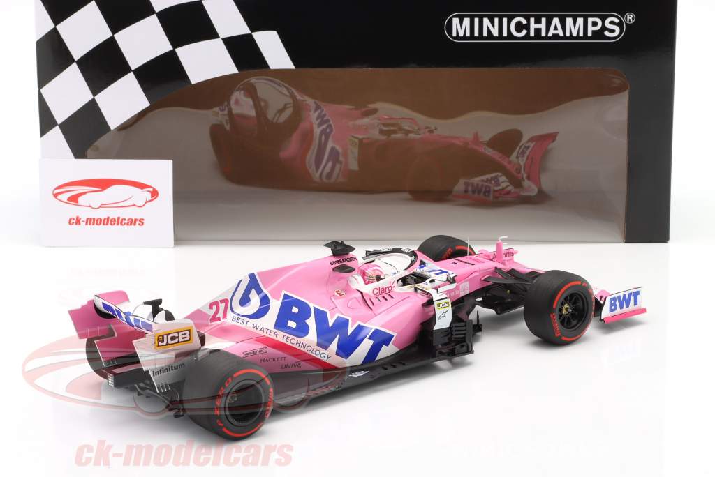 N. Hülkenberg Racing Point RP20 #27 70 Anniversary GP fórmula 1 2020 1:18 Minichamps