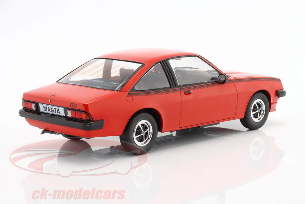 Opel Manta B GT/J Año de construcción 1980 rojo 1:18 Model Car Group