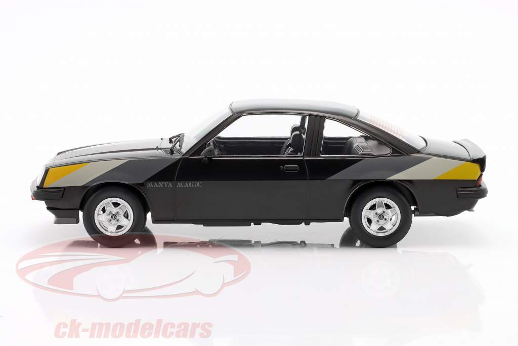 Opel Manta B Magic Baujahr 1980 schwarz 1:18 Model Car Group
