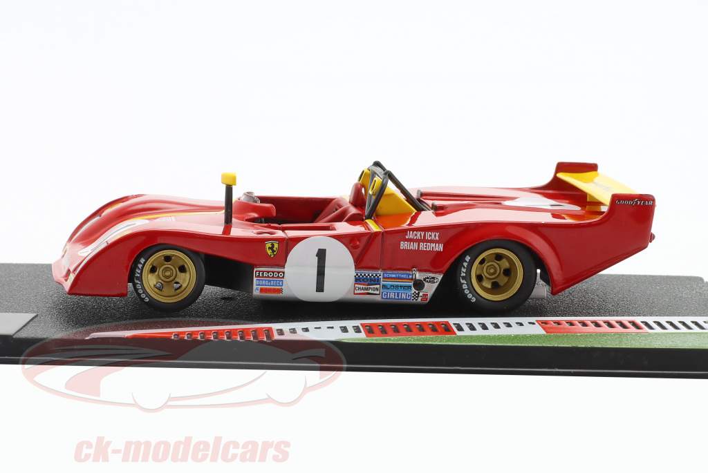 Ferrari 312 P #1 gagnant 1000km Monza 1973 Ickx, Redman 1:43 Altaya