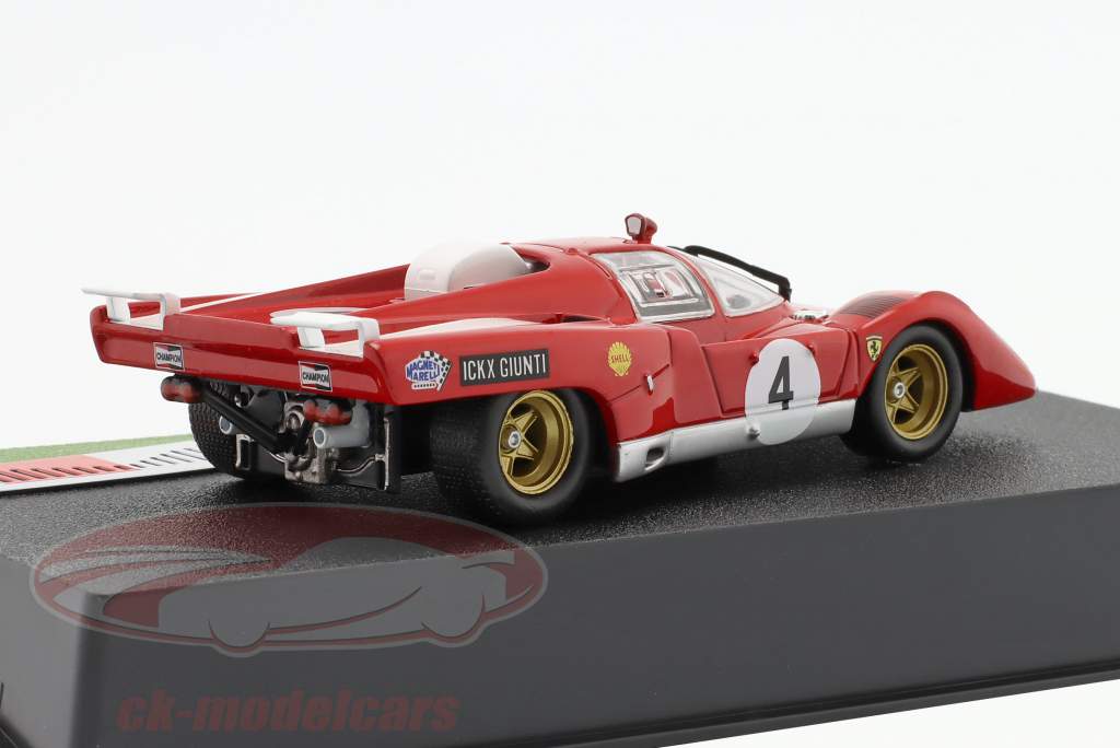 Ferrari 512M #4 ganador 9h Kyalami 1970 Ickx, Giunti 1:43 Altaya