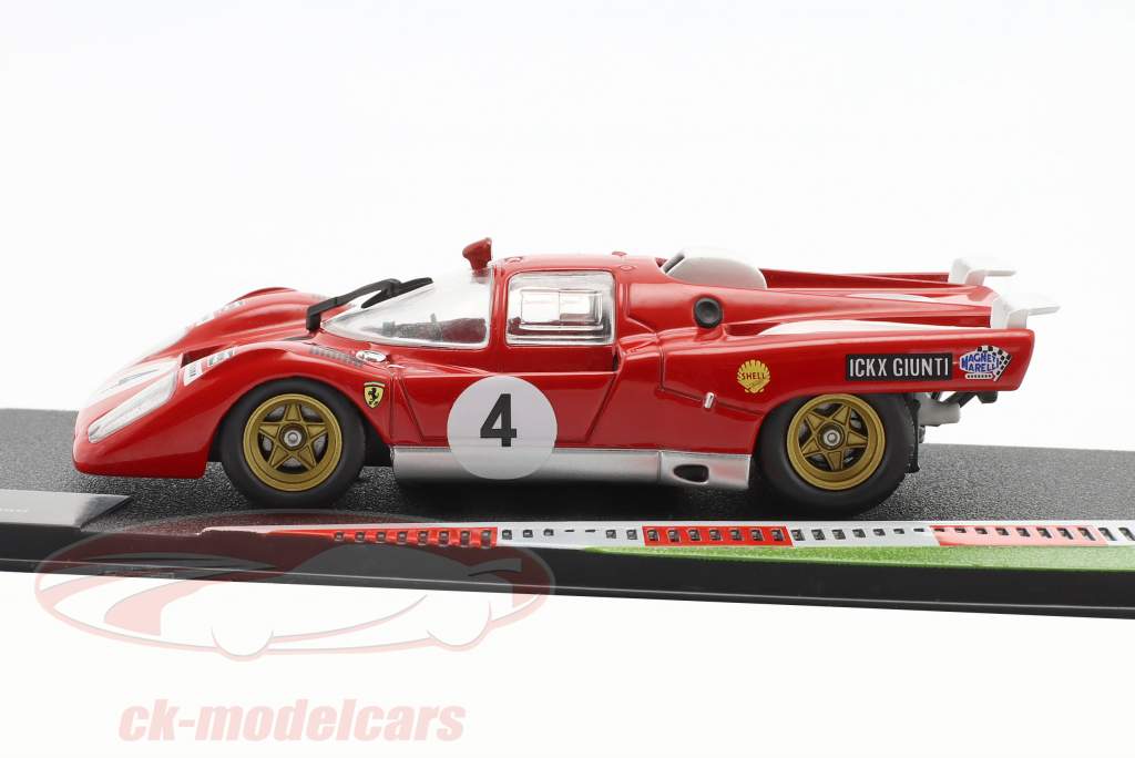 Ferrari 512M #4 ganador 9h Kyalami 1970 Ickx, Giunti 1:43 Altaya