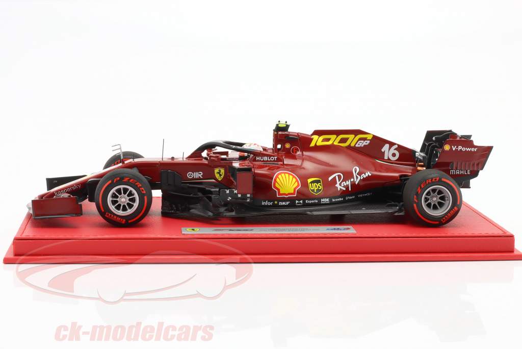 C. Leclerc Ferrari SF1000 #16 1000th GP Ferrari Tuscany GP F1 2020 1:18 BBR