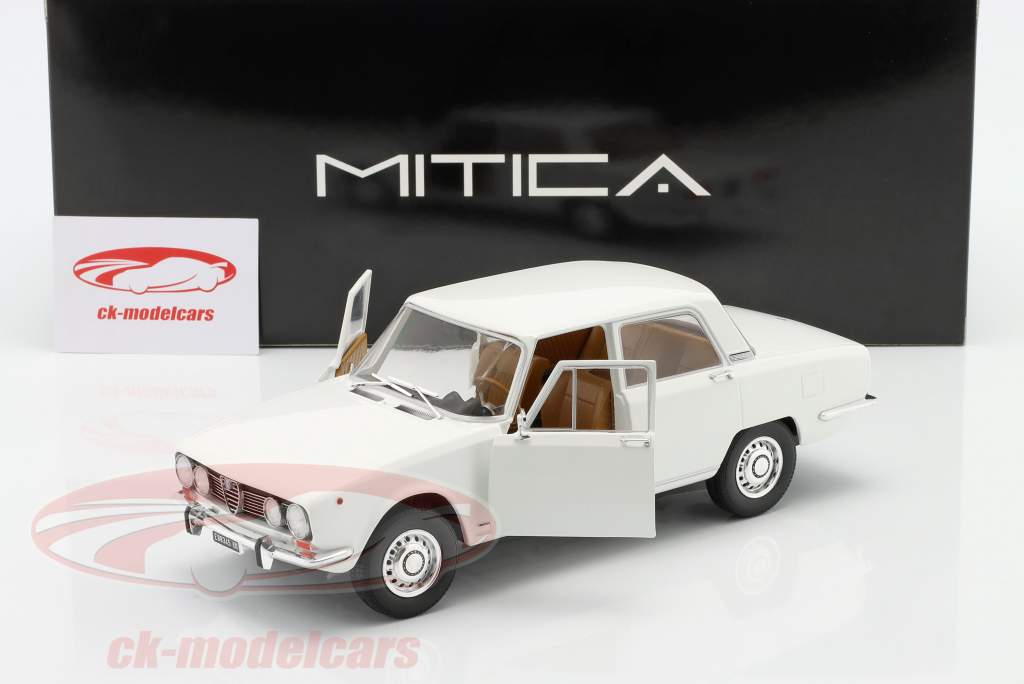 Alfa Romeo 1750 Berlina 2-Series 1969 hvid 1:18 Mitica