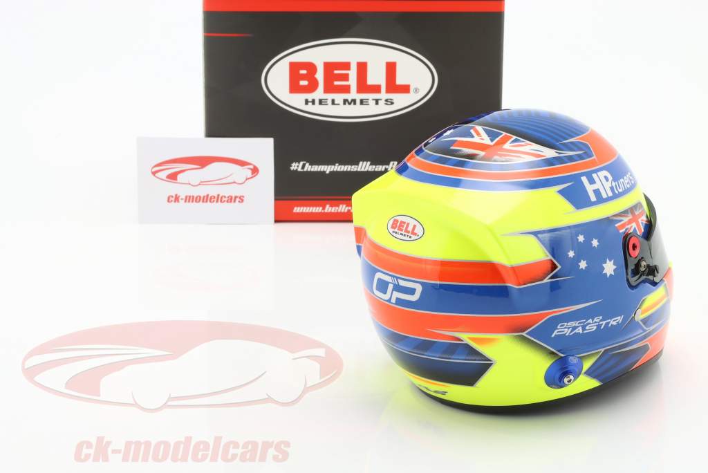 Oscar Piastri #2 Prema Racing formula 2 champion 2021 helmet 1:2 Bell