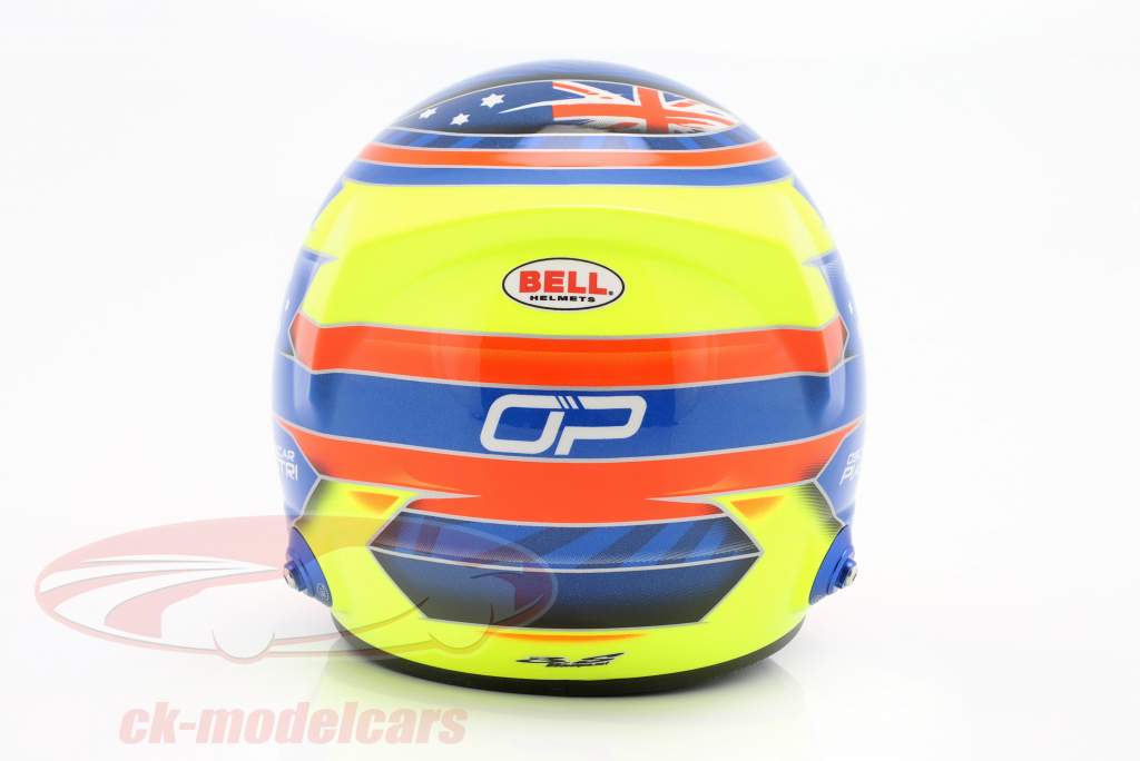 Oscar Piastri #2 Prema Racing fórmula 2 campeón 2021 casco 1:2 Bell