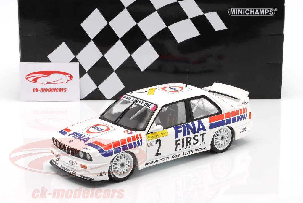 BMW M3 #2 ganador 24h Nürburgring 1992 FINA Motorsport Team 1:18 Minichamps