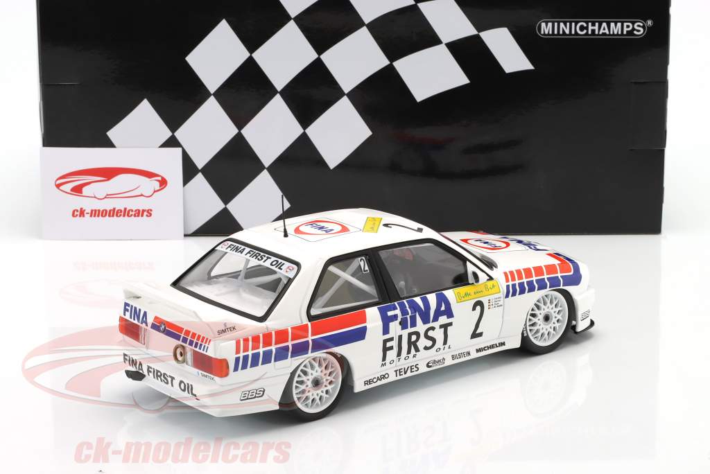 BMW M3 #2 vinder 24h Nürburgring 1992 FINA Motorsport Team 1:18 Minichamps