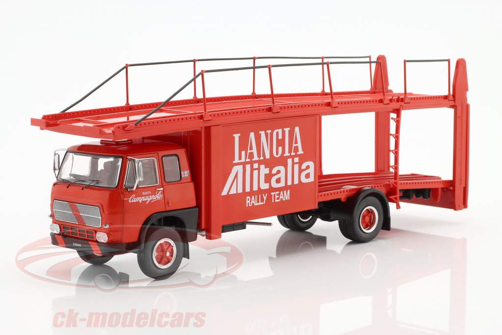 Fiat 673 种族 汽车 货车 1976 Lancia Alitalia Rally Team 1:43 Ixo