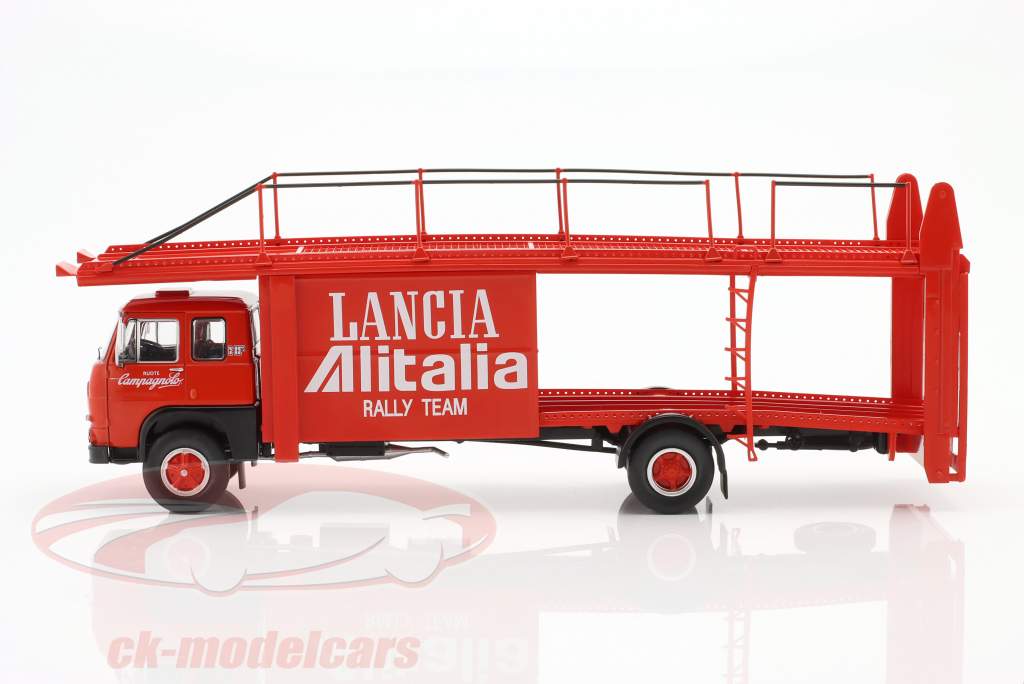 Fiat 673 人種 車 バン 1976 Lancia Alitalia Rally Team 1:43 Ixo