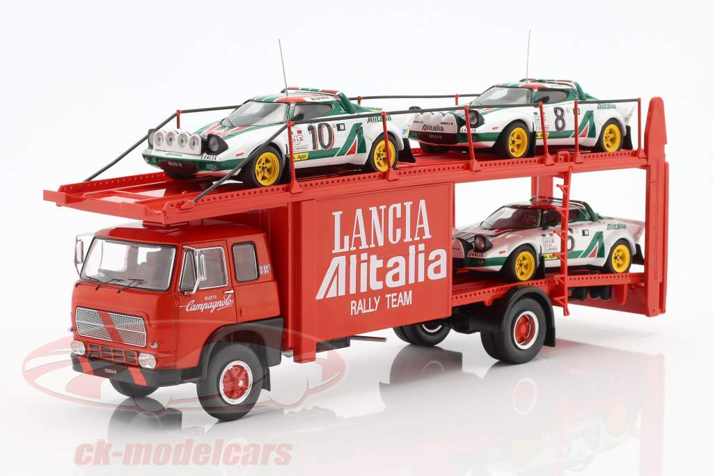 Fiat 673 人種 車 バン 1976 Lancia Alitalia Rally Team 1:43 Ixo