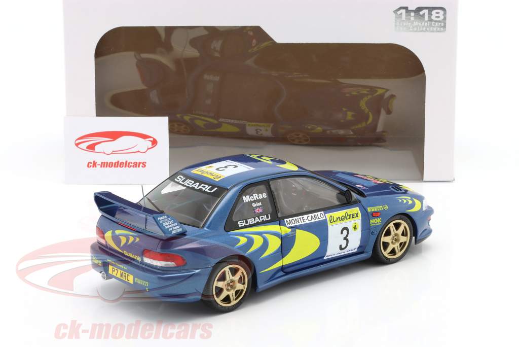 Subaru Impreza S5 WRC #3 3rd Rallye Monte Carlo 1998 McRae, Grist 1:18 Solido