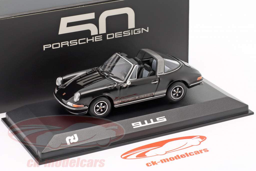 Porsche 911 Targa S 2.4 Año de construcción 1972 negro 1:43 Minichamps