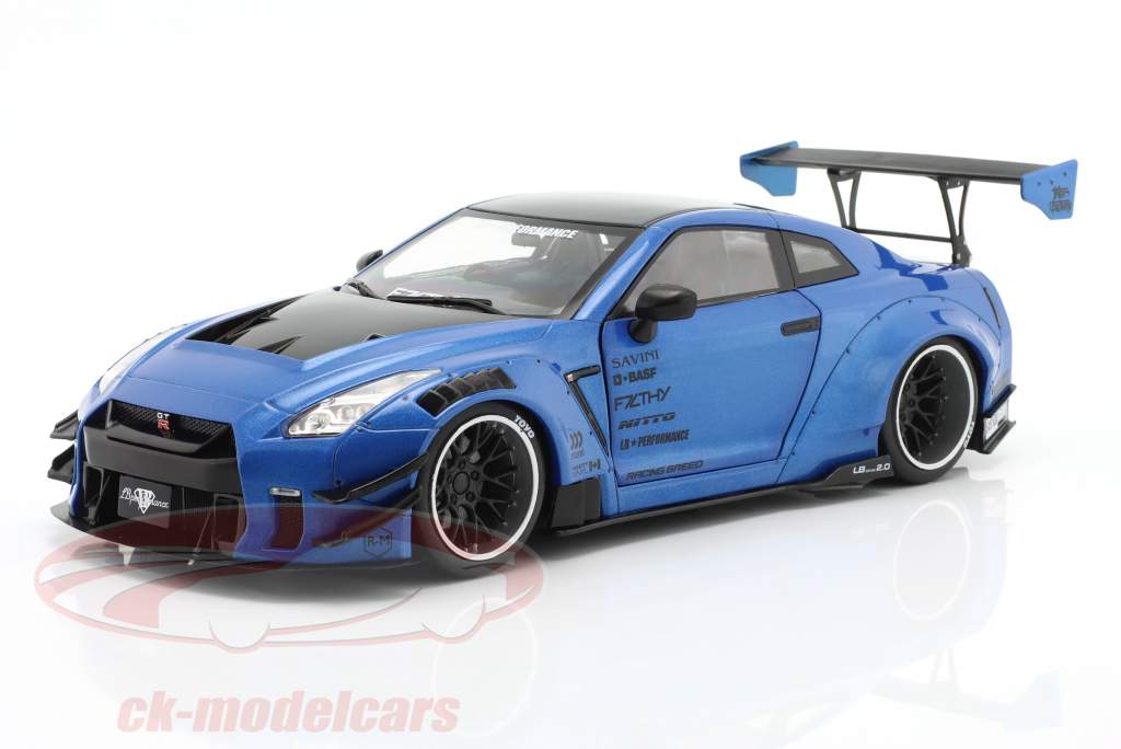 LB-Works Nissan GT-R (R35) T2 2020 blau metallic 1:18 Solido