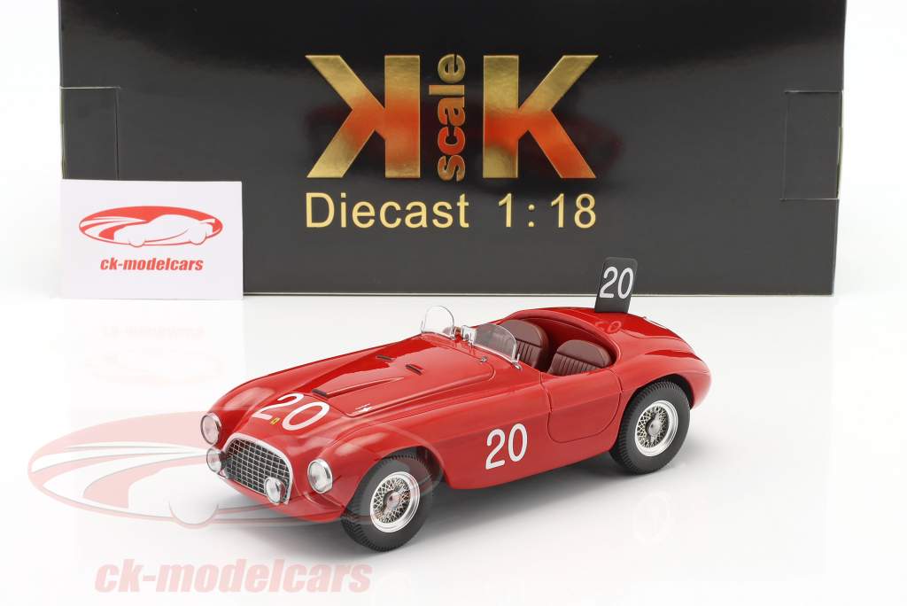 Ferrari 166 MM #20 Winner 24h Spa 1949 Chinetti, Lucas 1:18 KK-Scale
