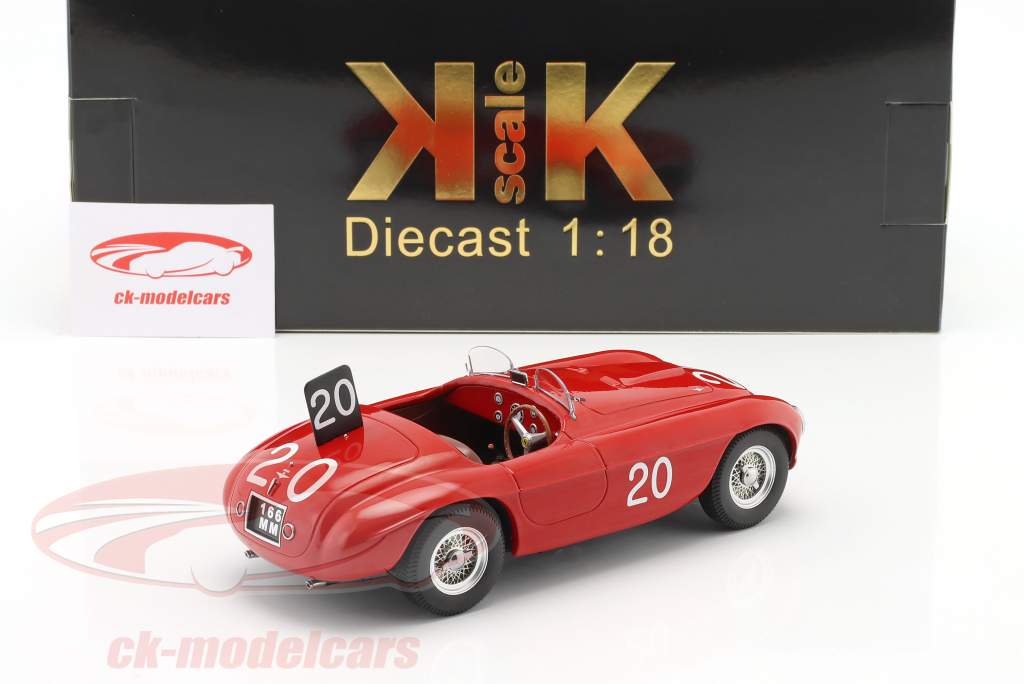 Ferrari 166 MM #20 победитель 24h Spa 1949 Chinetti, Lucas 1:18 KK-Scale