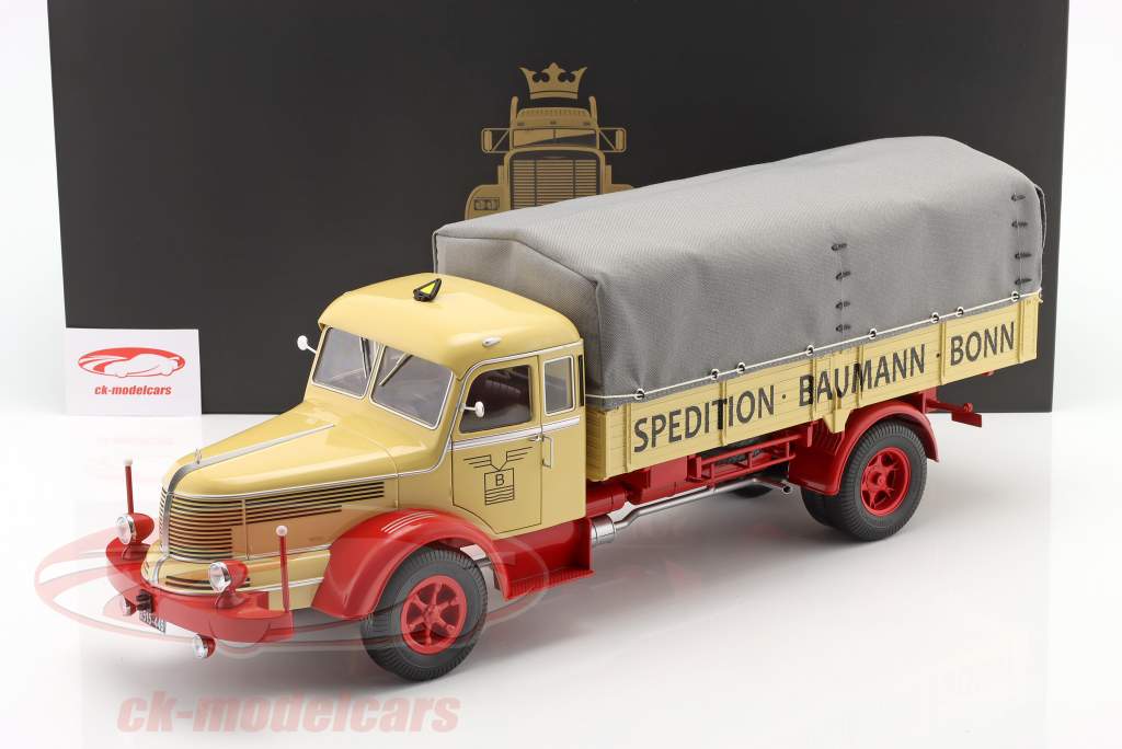 Krupp Titan SWL 80 camion à plateau Baumann Avec Des plans 1950-54 1:18  Road Kings