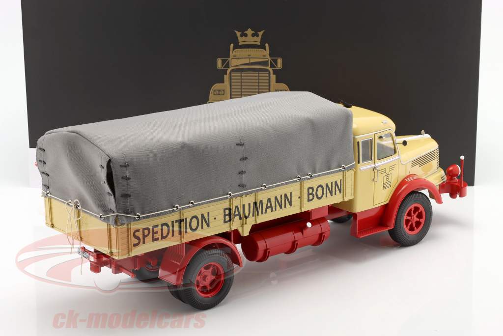 Krupp Titan SWL 80 フラットベッドトラック Baumann と 予定 1950-54 1:18 Road Kings