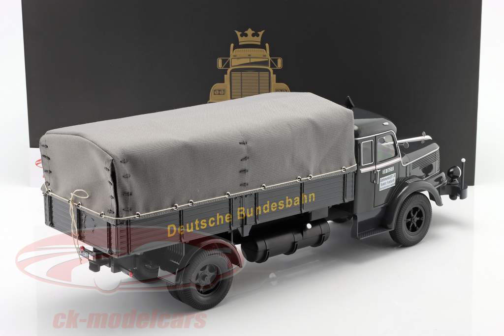 Krupp Titan SWL 80 camión de plataforma Deutsche Bundesbahn Con planes 1950-54 1:18 Road Kings
