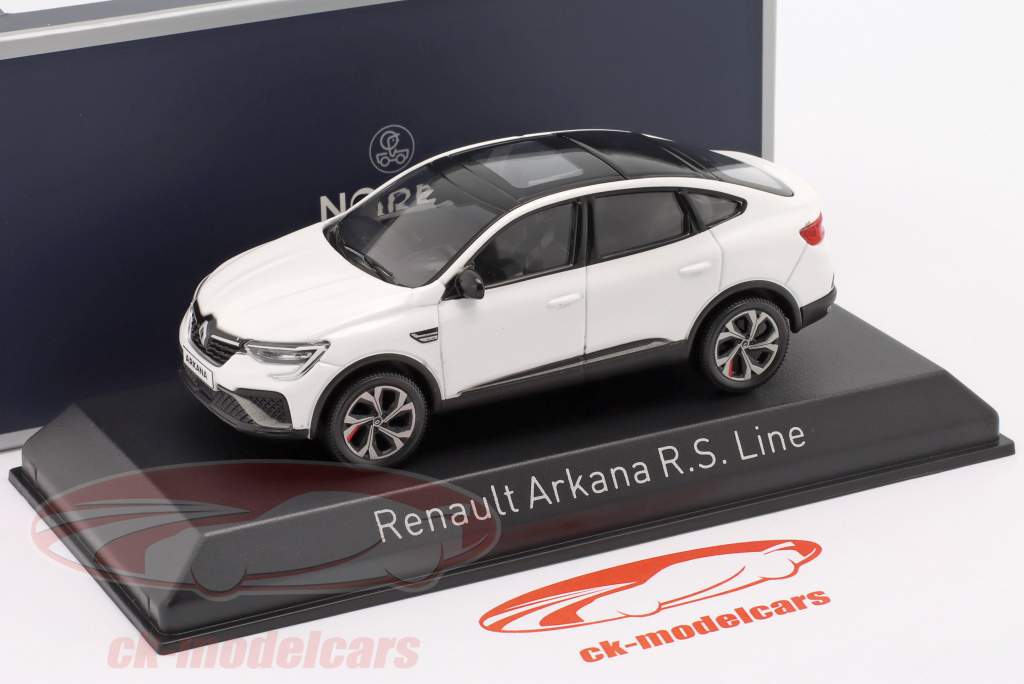 Renault Arkana R.S.Line Año de construcción 2021 Perla blanca 1:43 Norev