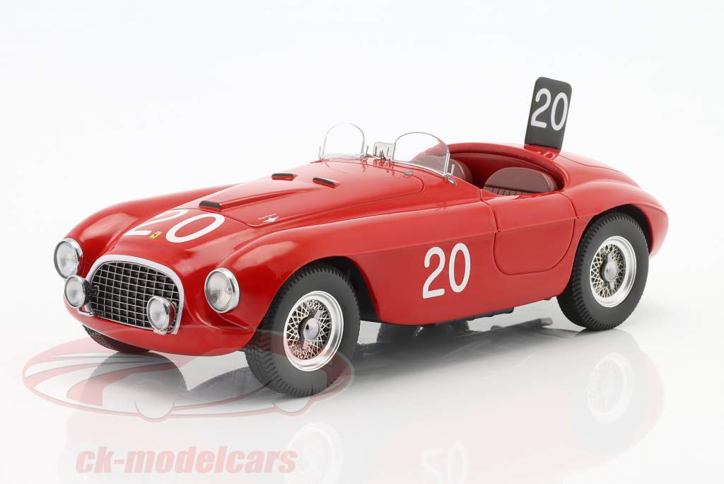 Ferrari 166 MM #20 winnaar 24h Spa 1949 Chinetti, Lucas 1:18 KK-Scale