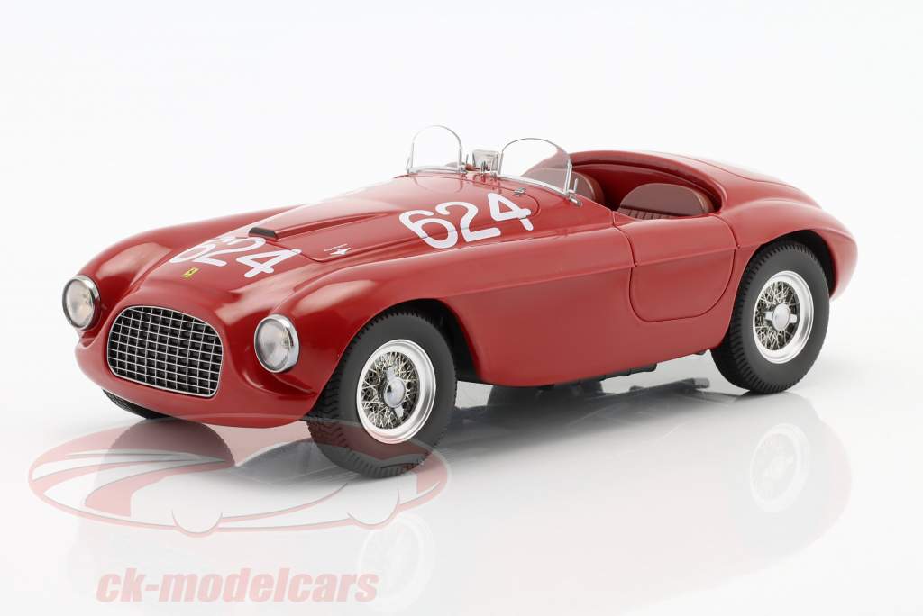 Ferrari 166 MM #624 ganador Mille Miglia 1949 Biondetti, Salani 1:18 KK-Scale