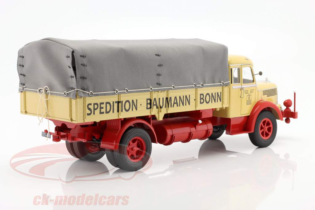 Krupp Titan SWL 80 フラットベッドトラック Baumann と 予定 1950-54 1:18 Road Kings