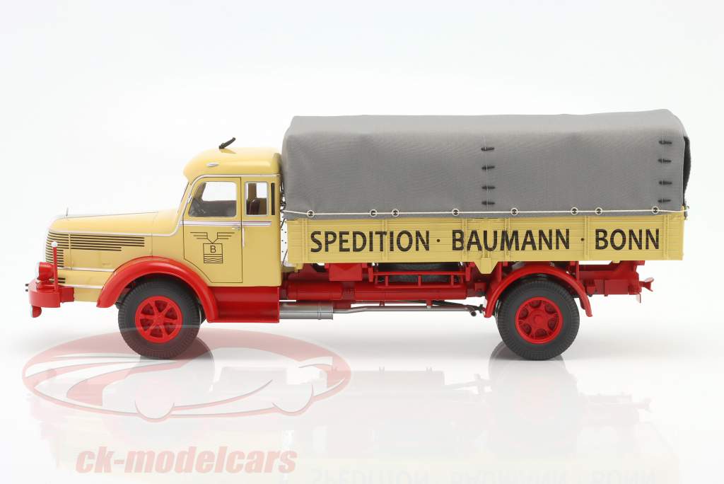 Krupp Titan SWL 80 ladvogn Baumann Med Planer 1950-54 1:18 Road Kings