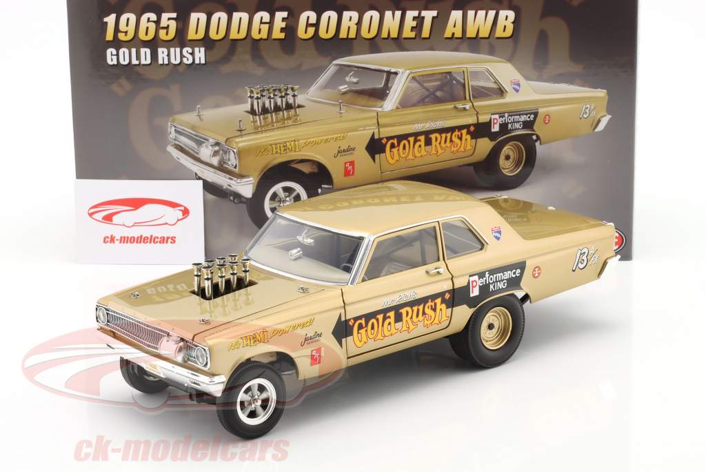 Dodge Coronet AWB Gold Rush 1965 gold 1:18 GMP