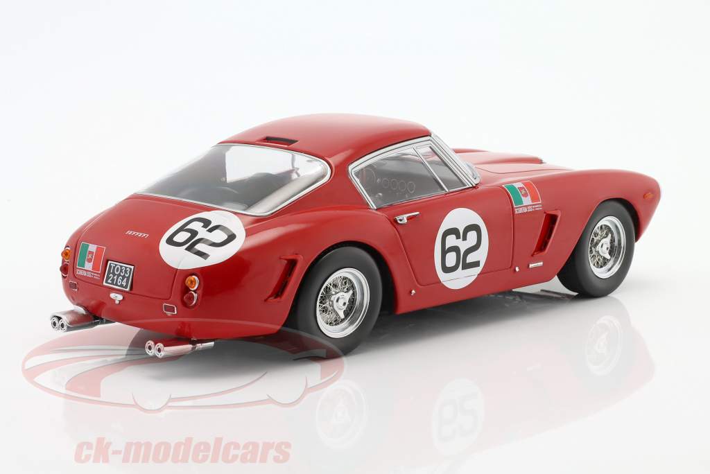 Ferrari 250 GT SWB #62 ganador Coppa Inter-Europa Monza 1960 Abate 1:18 KK-Scale