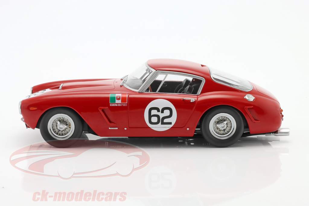 Ferrari 250 GT SWB #62 优胜者 Coppa Inter-Europa Monza 1960 Abate 1:18 KK-Scale