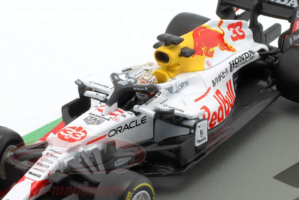 M. Verstappen Red Bull Racing RB16B #33 turco GP F1 Campeón mundial 2021 1:43 Bburago