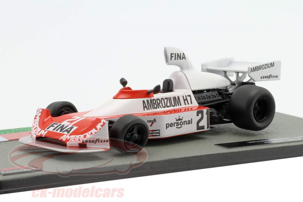 Jacques Laffite Williams FW04 #21 fórmula 1 1975 1:43 Altaya