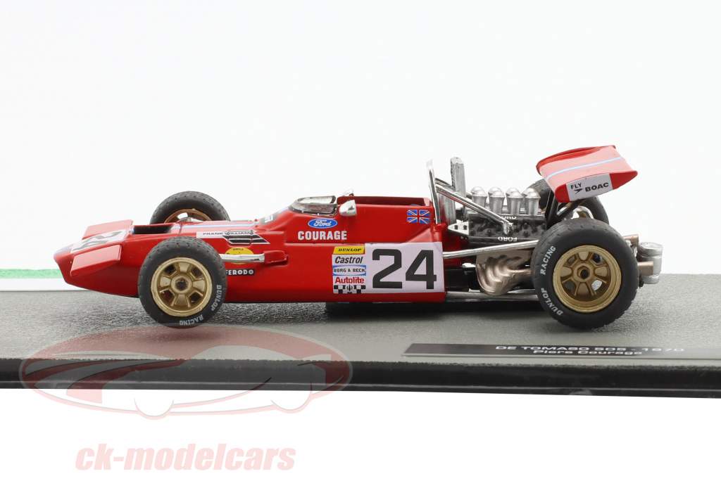 Piers Courage De Tomaso 505 #24 formula 1 1970 1:43 Altaya