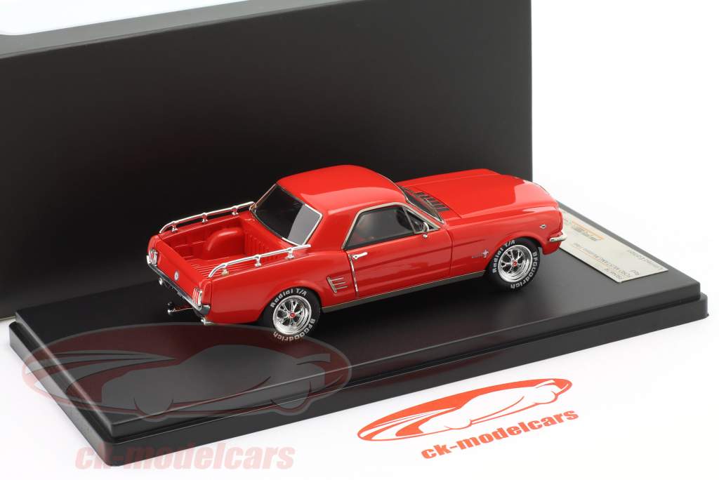 Ford Mustang Mustero year 1966 red 1:43 Premium X