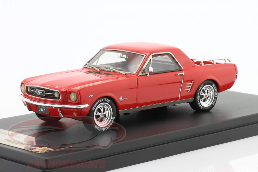 Ford Mustang Mustero Año de construcción 1966 rojo 1:43 Premium X