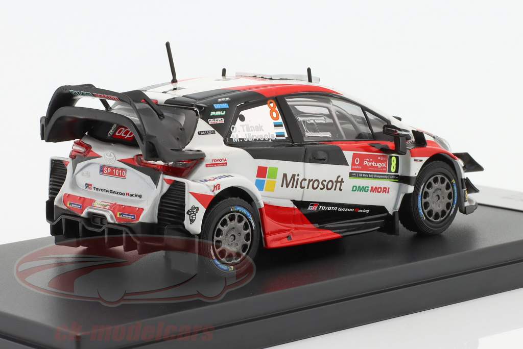 Toyota Yaris WRC #8 vinder Rallye Portugal 2019 Tänak, Järveoja 1:43 Ixo