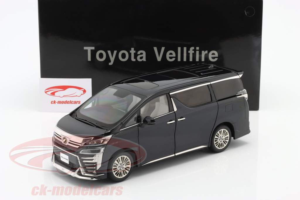 Toyota Vellfire varevogn LHD sort 1:18 KengFai