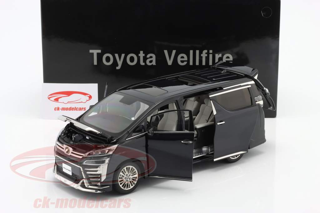 Toyota Vellfire Van LHD black 1:18 KengFai