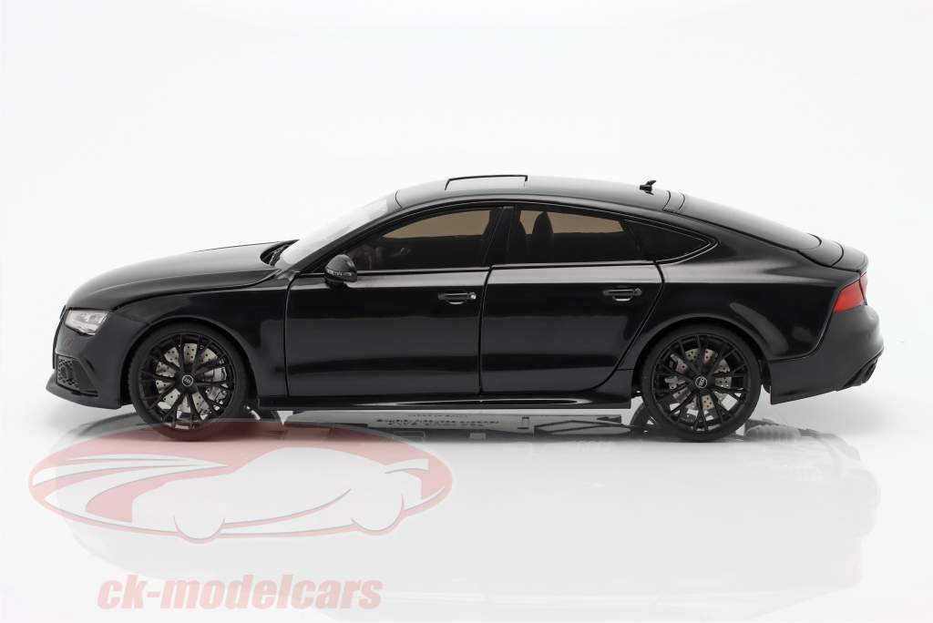 Audi RS 7 (C7) 4.0 TFSI Sportback 2016 negro 1:18 KengFai