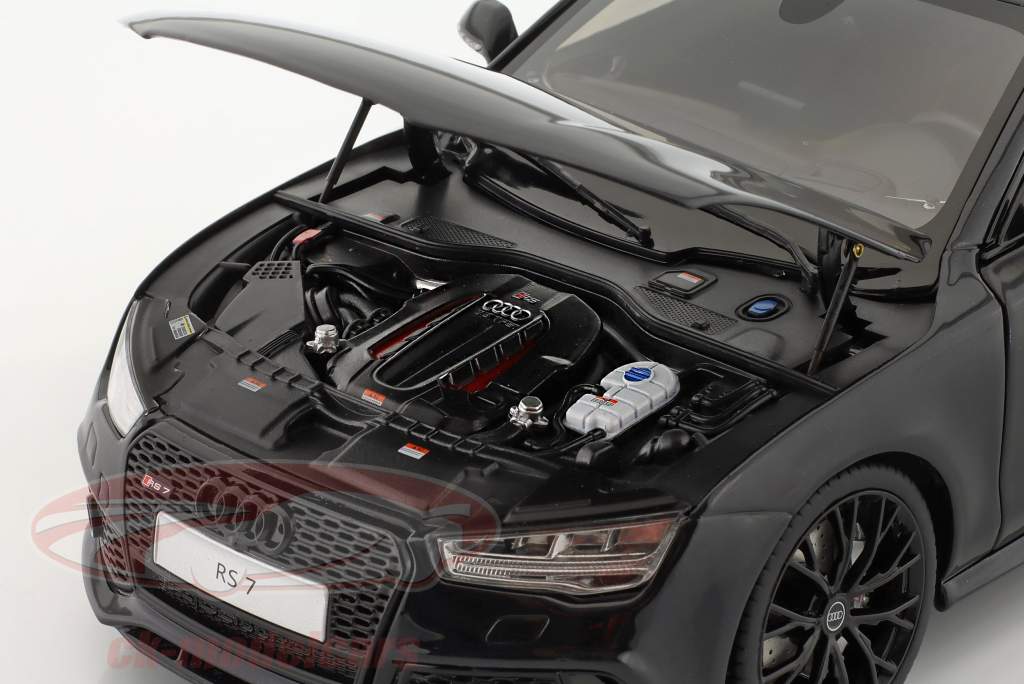 Audi RS 7 (C7) 4.0 TFSI Sportback 2016 negro 1:18 KengFai