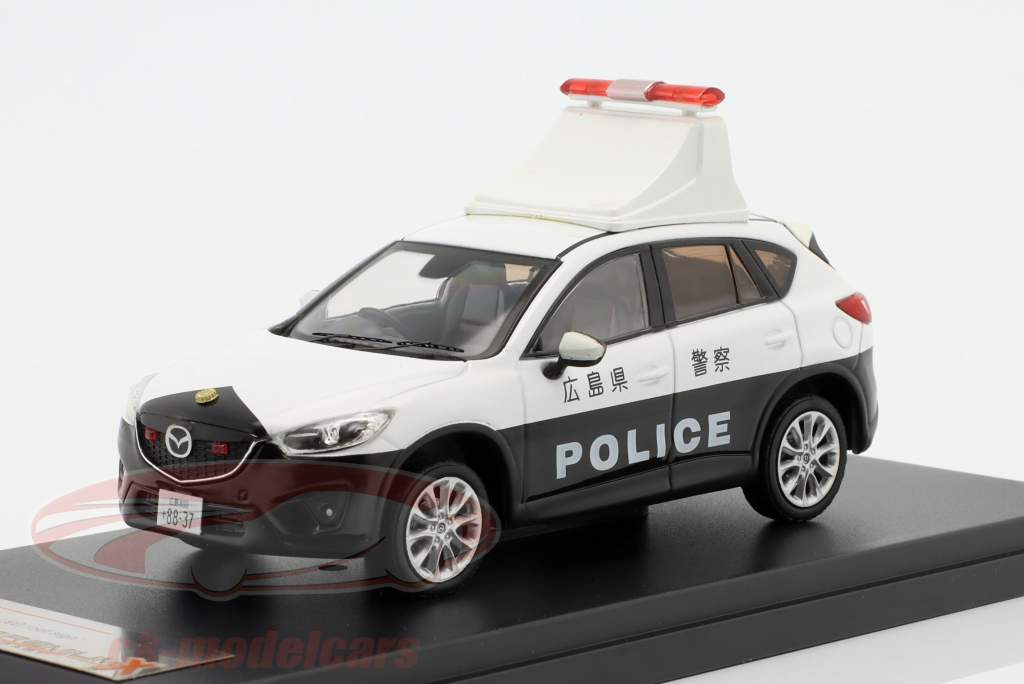 Mazda CX-5 RHD japonés Policía con LED techo firmar 1:43 PremiumX