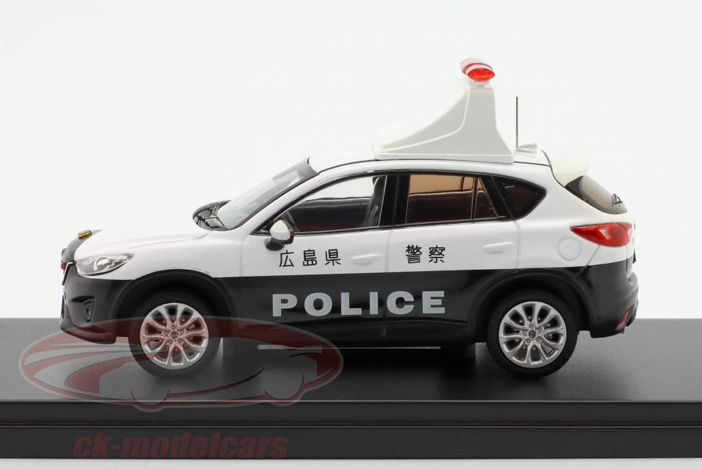 Mazda CX-5 RHD giapponese Polizia con GUIDATO tetto segno 1:43 PremiumX